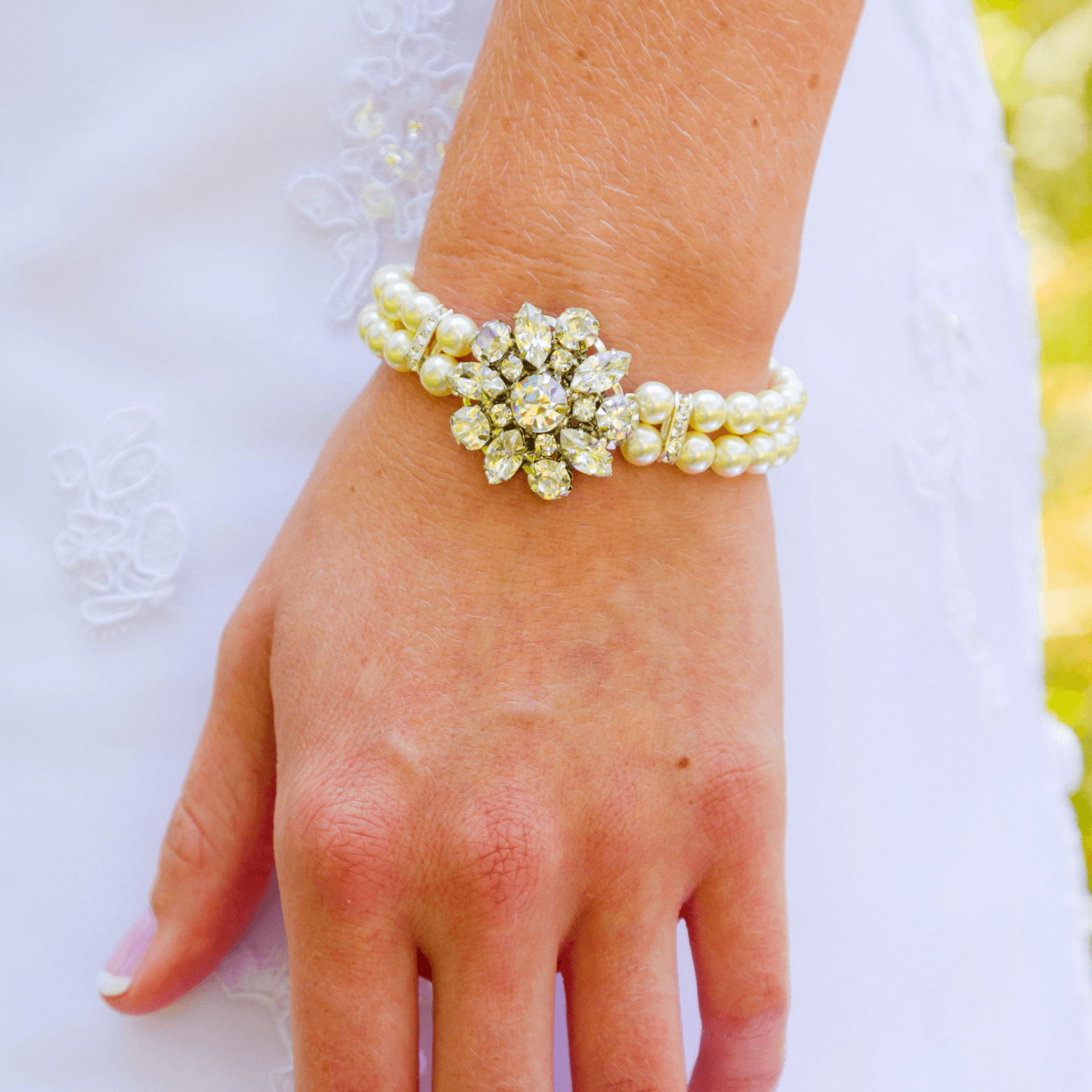 Multi-strand Pearl Bracelet