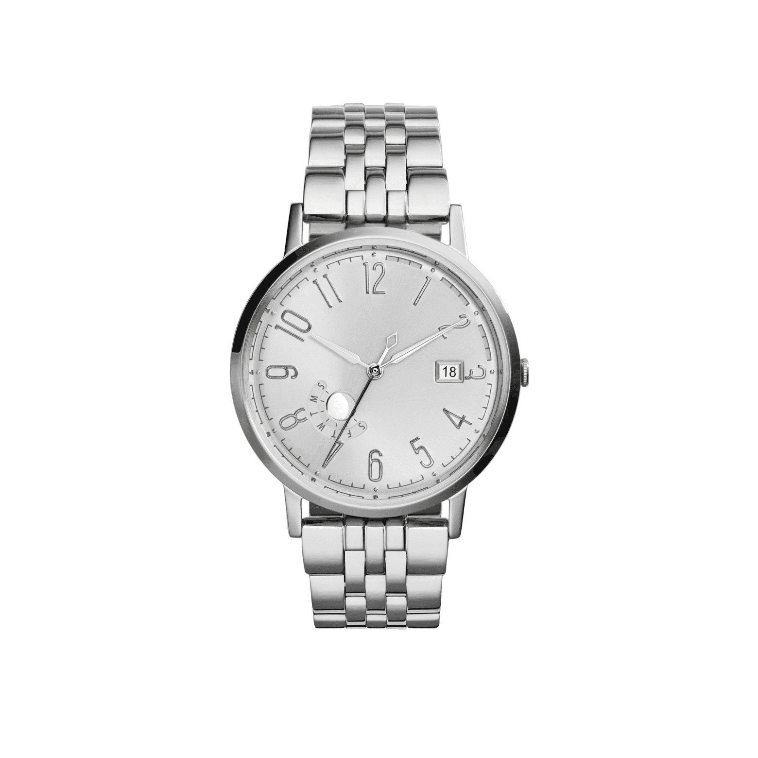 Petite Silver Watch